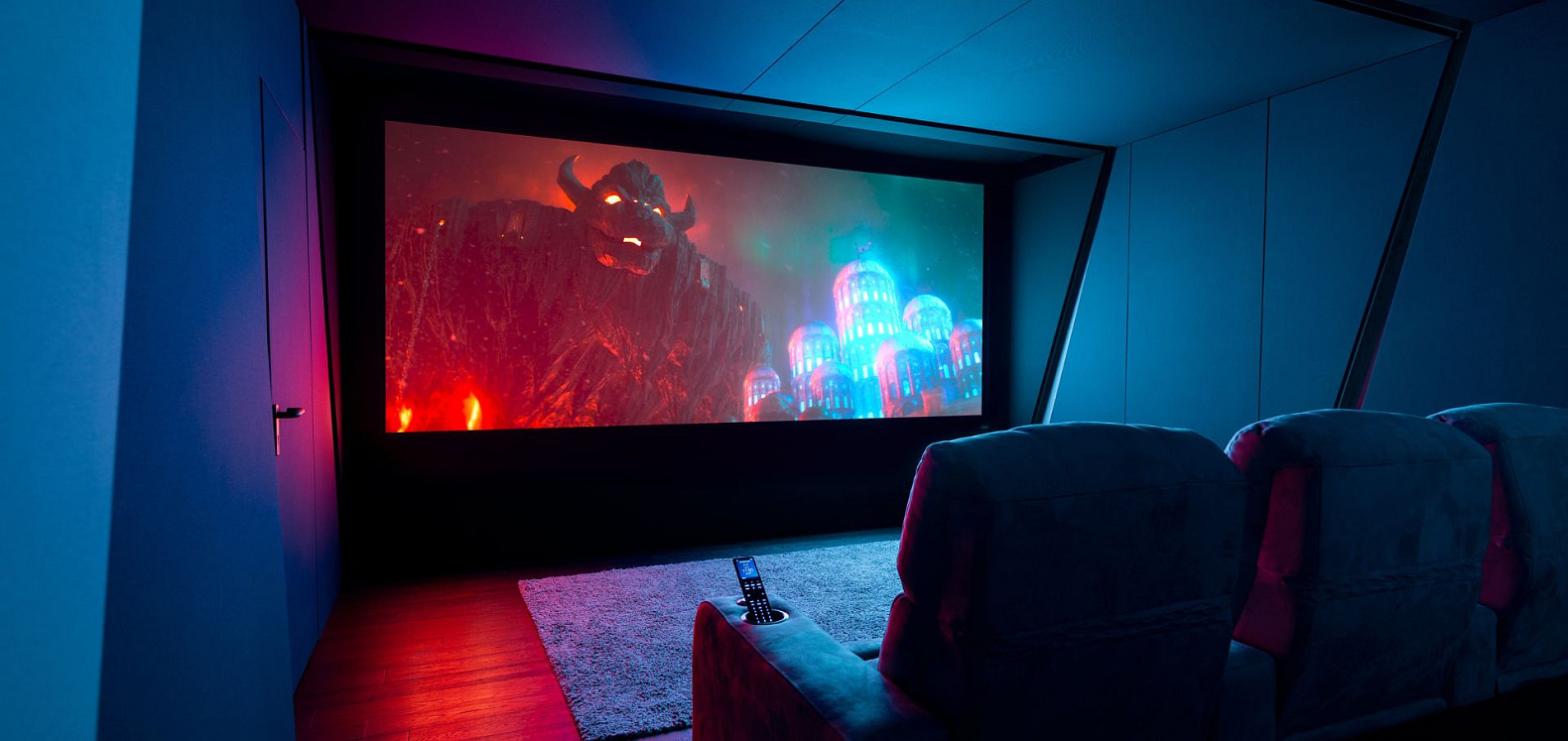 home movie theater screen