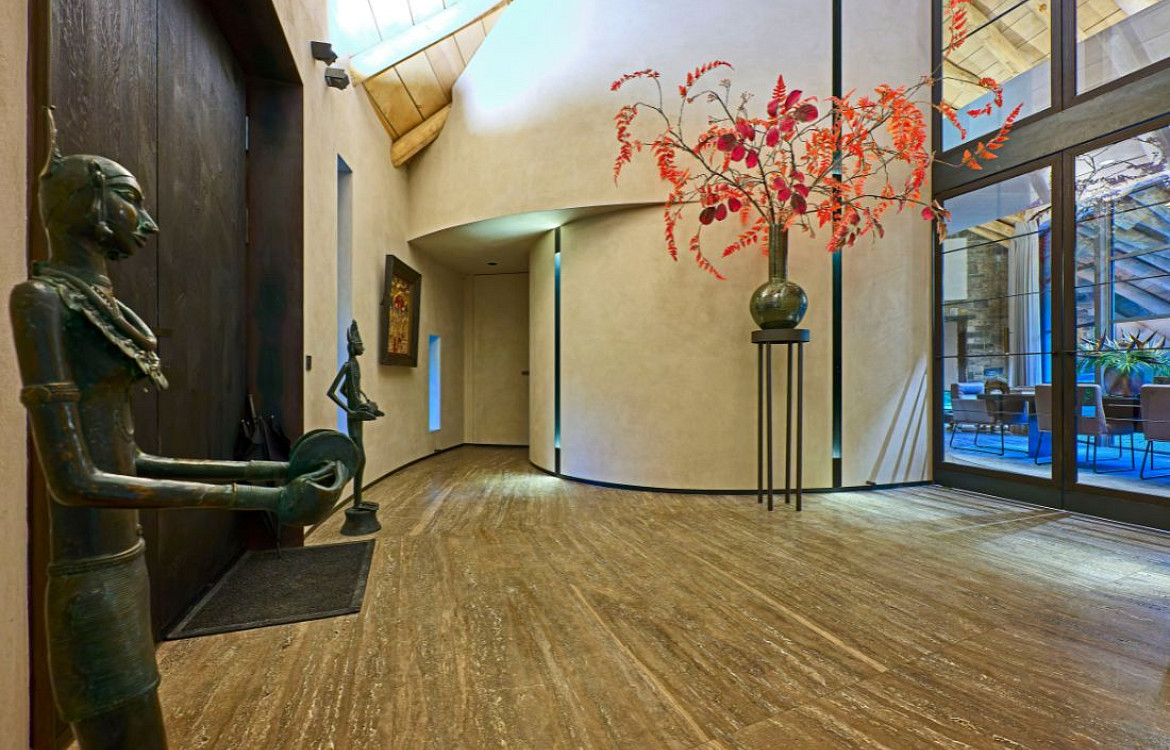 Storybook Home lodge entry