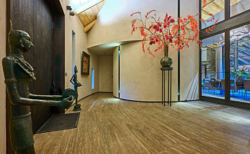 Storybook Home lodge entry