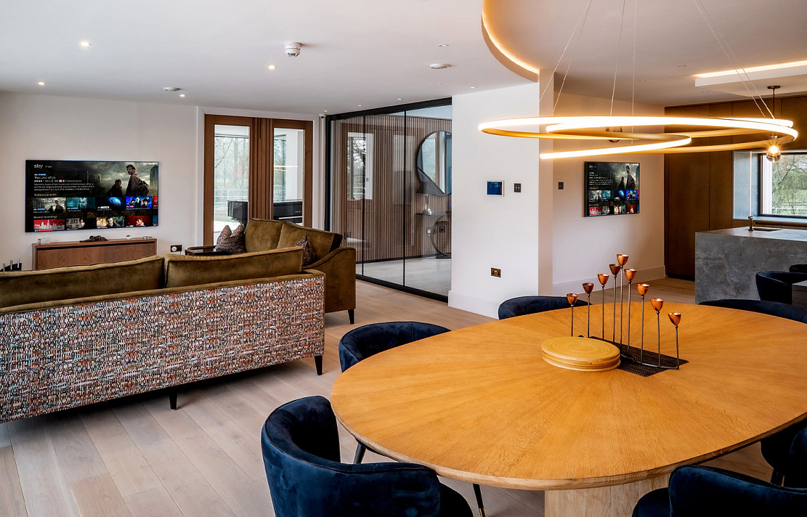 Ribble Smart Home kitchen and living area