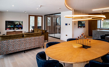 Ribble Smart Home kitchen and living area