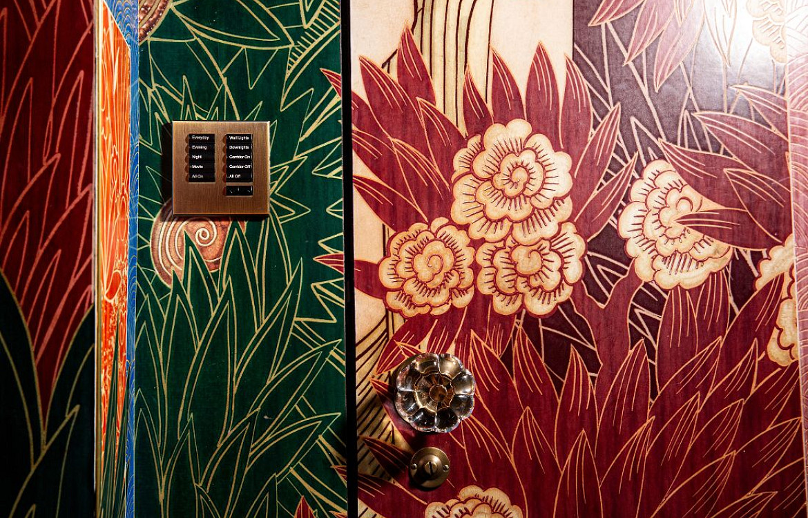 Hand-Painted Cinema doorway