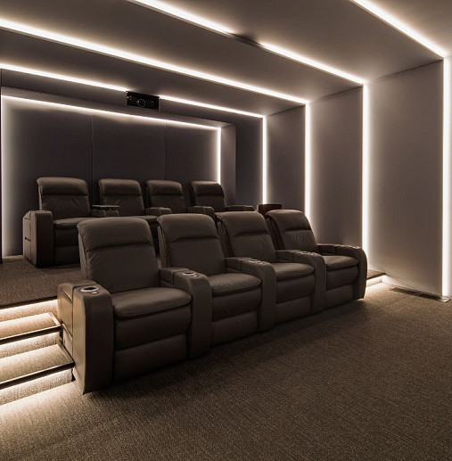 Cristiani Residence Home Cinema theater seating