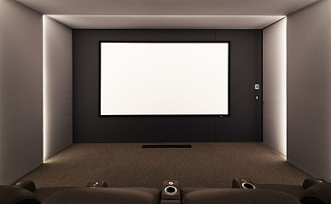 Cristiani Residence Home Cinema theater screen