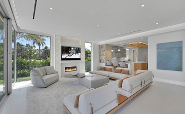 Lighting Up The Lagoon inside seating area