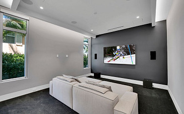 Lighting Up The Lagoon living room
