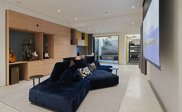 Cell Frame House basement