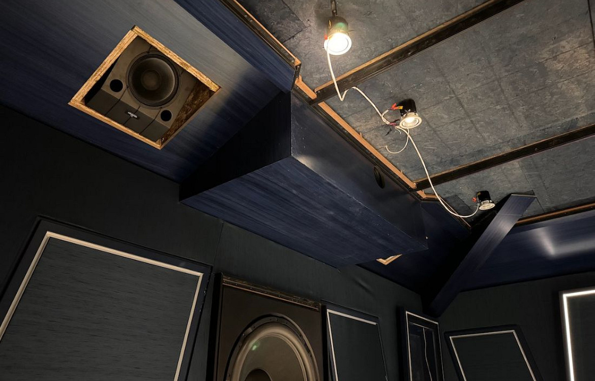 Park City Home Retreat ceiling speaker installation