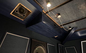 Park City Home Retreat ceiling speaker installation
