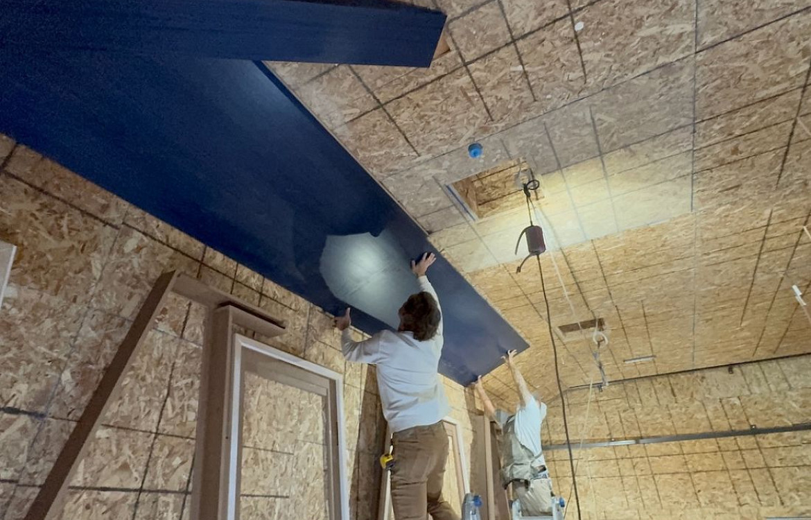 Park City Home Retreat ceiling speaker installation work
