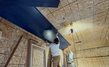 Park City Home Retreat ceiling speaker installation work