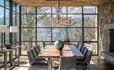 Obsidian House dining room