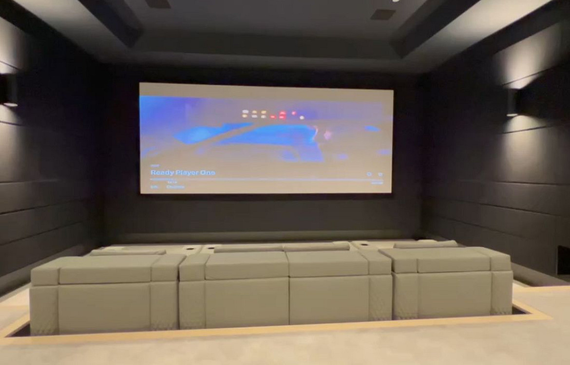 Menlo Integrated Home back of cinema area