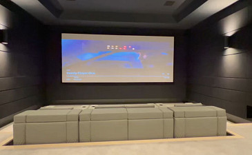 Menlo Integrated Home back of cinema area
