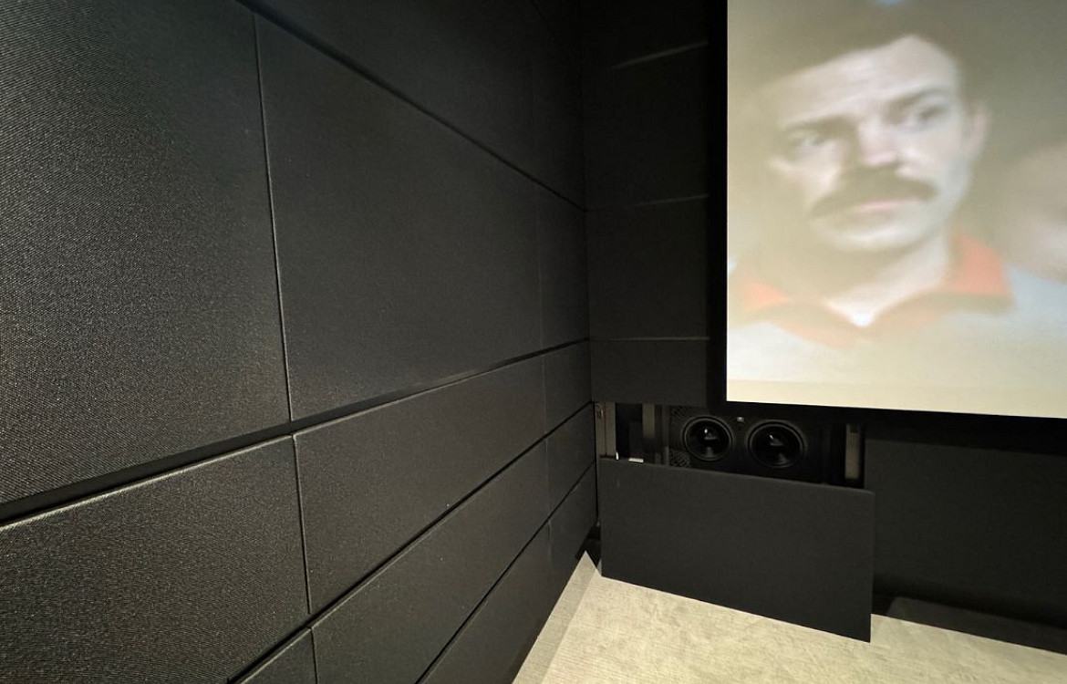 Menlo Theater and speakers