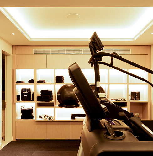 Gym and entertainment