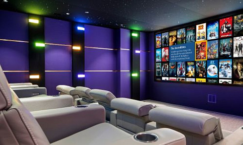 luxury home cinema