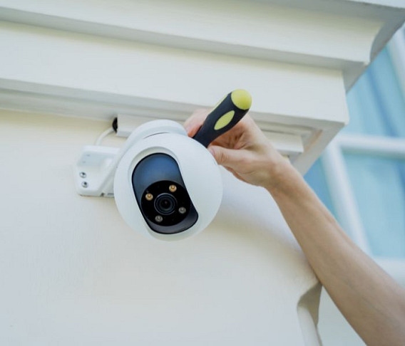 outdoor camera installation