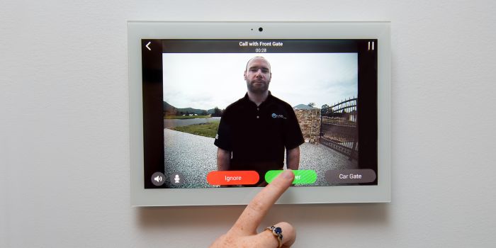 Home security video control panel