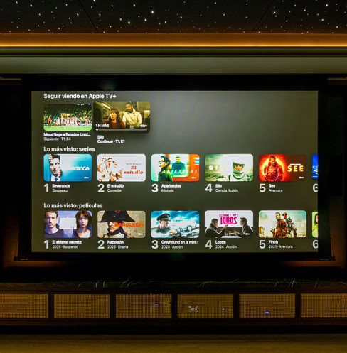 Home cinema screen