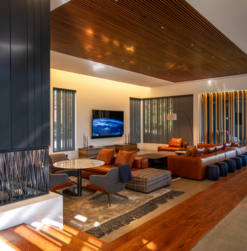 Entertainment and sitting room