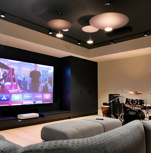 Home cinema, entertaining area