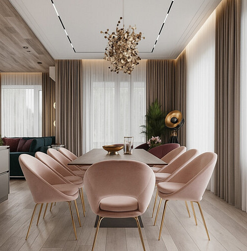 Luxury dining room