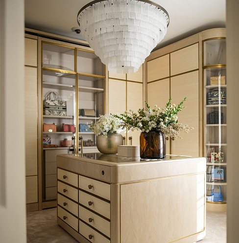 Fitzroy Square lavish bath cabinetry