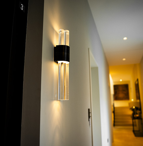 Fitzroy Square hallway lighting