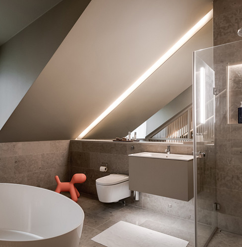 Scandinavian Loft luxury bath