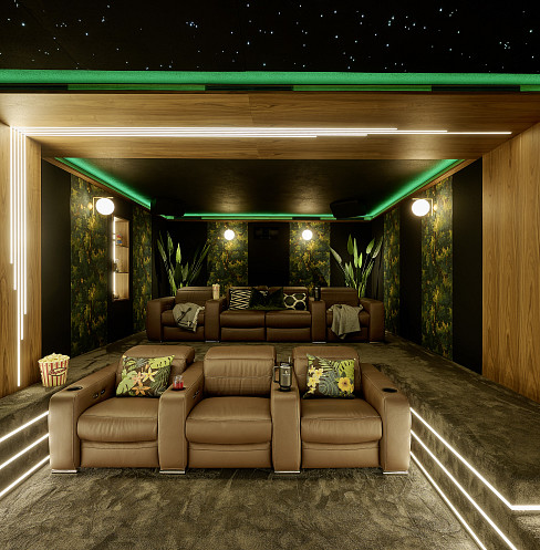 Luxury cinema seating