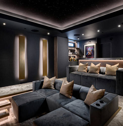 Buzzards Home Cinema lighting