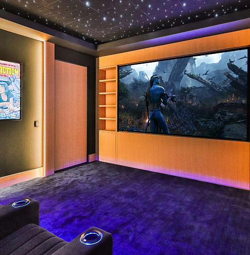Proyecto de cine en casa en Calabasas